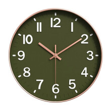 Silent Modern Clock for Wall, 3D Numbers Wall Clock for Kitchen Bedroom Living Room Office Classroom Decor Colour 8