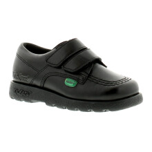 (Black, 11 (Children's)) Kickers Boys School Shoes Fragma Lo Strap Infants Leather T Fasten black UK Size
