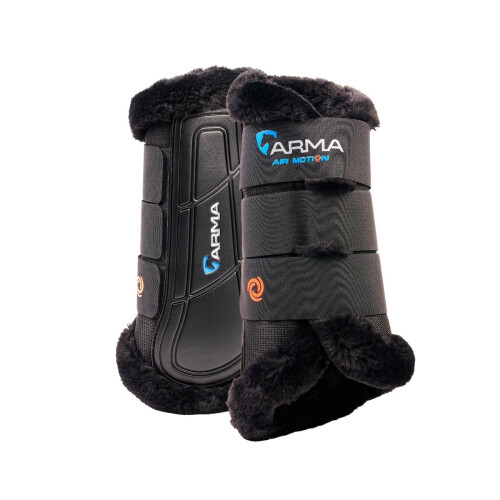 (X Full, Black) ARMA Air Motion SupaFleece Horse Brushing Boots 2