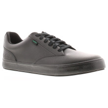(Black, 9 (Adults')) Kickers Mens Shoes Tovni Tumble Leather Lace Up black leather UK Size