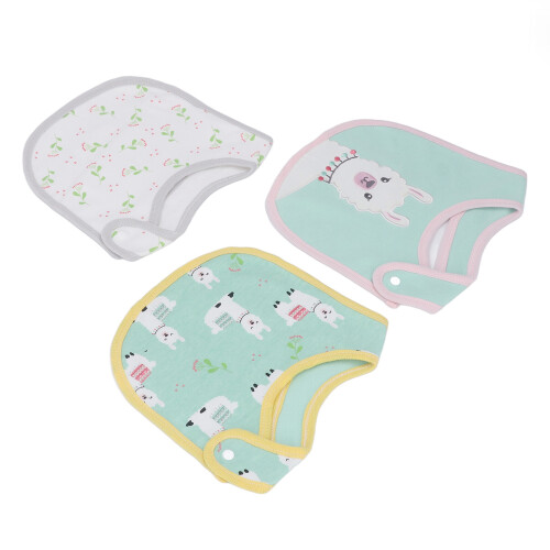 3 Stück Baby Lätzchen Weiche Baumwolle 1