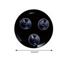 (White) Magnifying Mirror 20X Magnification Portable Travel Mirror with Suction Cups