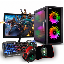 Fast Gaming PC Bundle Intel Core i7, RTX 3050 6GB, 16GB RAM, 12GB SSD + 1TB HDD + Monitor, Keyboard and Mouse WINDOWS 11