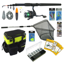 Roddarch SEA MAX Complete Sea Fishing Kit with 10ft Telescopic Rod & Seat Box