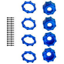 Wheel Hub Locknut Spacers Car Drive Hub Adaptor Modified Kits 8x32 to 17mm blue style 2