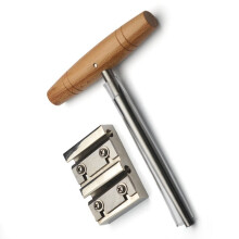 Violin Fitting Tool Set with Reamer and Shaper for Daily Repair Silver