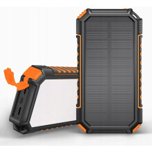 Solarny powerbank 26800mAh z latarką LED 3 wyjścia