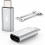 Przejściówka adapter Lightning USB - C srebrna (2 sztuki) 1