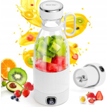 Przenośny mikser blender smoothie 350 ml, z wyświetlaczem LED SPARDAR