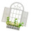 Mini Window Frame Model Figurine for Doll House Wall Decoration Scene Setting White.. 1