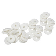 90Pcs Piano Washer Piano Keyboard Felt Washers Piano Felt Balance Rail Rice color