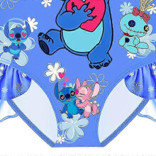 (130) Kids Teens Lilo & Stitch One Piece Swimsuit Swimwear