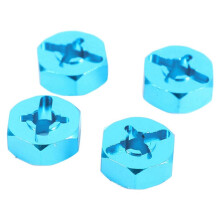 10 Set Wheel Conversion Set Axle & 12mm Hex Dive Hub Turn 1/10 Road for 1/18 A959 A969 A979 A959B A969-B
