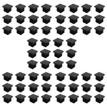 60 Pcs 19mm x 19mm Blanking End Caps Square Tubing Tube Insert Plastic