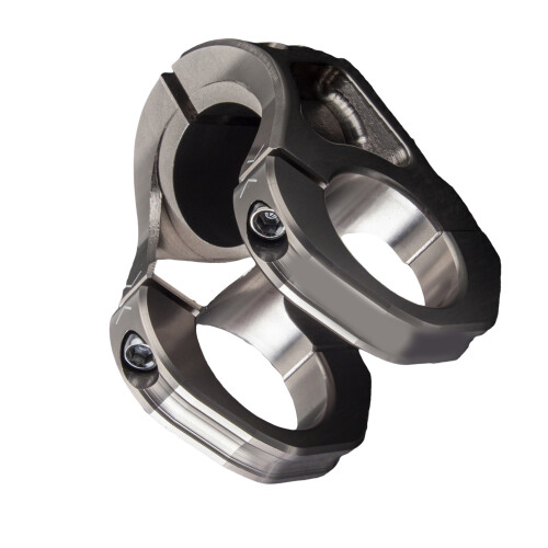 Road Bicycles Stem, Bikes Stem Risers Replacement Aluminum Bikes Handlebars Titanium color