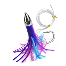 Fishing Lures Saltwater Octopuses Fishing Lures Metal Jig Head Skirts Lures Style E