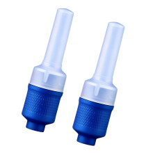 Button Battery Bike Stem LEDs Valves Light with Motion Activated Accent Pair Blue