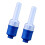 Button Battery Bike Stem LEDs Valves Light with Motion Activated Accent Pair Blue 1