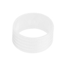 Silicone Racquet Band NonSlip Racket Rubber Rings Absorbent Overgrips in Place White