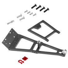 Outdoor Enthusiast's Tow Set for 1/10 Crawler Sturdy and Reliable Tow Rack Black
