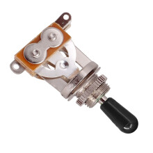Electric Guitar 3 Way Toggle Switch with Tip Knob Musical Instrument Accessories Black