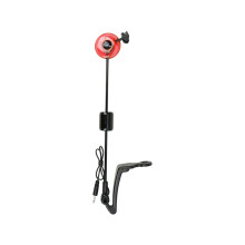 Fishing with Hard Rod Clip and Cable Connector, Fishing Bites Hanger Indicator Red