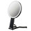 Lighted double-sided makeup mirror with touch control and stand Black 3 1