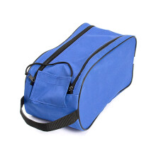 Golfs Shoes Bag Lightweight Shoes Carriers Bag Zippered Shoe Carriers Watertight blue