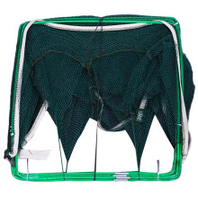 Fishing Trap Shrimp Fish Shrimp Fish Cage Mesh Trap with Zippers Knot free cloth 8 ho