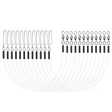 Fishing Wire Leaders Antibite Leaders Fishing Tackle Antibite Wire Line Leader 24in 80lb