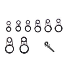 Fishing Rod Guide Rings Rod Tip Replacement Fishing Guide Rings for All models of No. 8