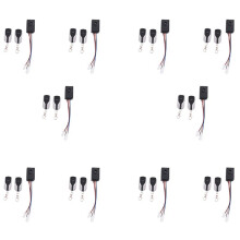 10X System de Alarme Ebike 36V 48V 60V 72V com Dois Interruptores para Bicicleta Elétrica / Scooter Ebike / Controlador Sem Escova