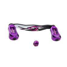 Fishing Reel Handle Aluminum Alloys Spinnings Reel Handle Grip for Baitcasting Purple
