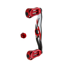 Fishing Reel Handle Aluminum Alloys Spinnings Reel Handle Grip for Baitcasting Red