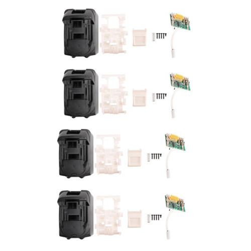 4X for  18V BL1850 BL1830 Battery Box Kit Replacement, Power Tool Battery Box (No Battery)