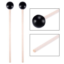 6 Paar Rubberen Drumsticks Percussie-Instrumentonderdelen Xylofoon/Marimba Mallets Hamer SCK-3 Rubberen Kop