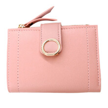 Wallets for Women Girls Ladies Small Wallets Coin Bags PU Leather Change Purse Pink