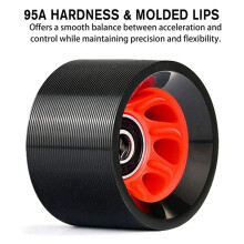 32 Packung 95A 58mmx39mm, Innen Quad Roll Schuh Räder, PU Verschleißfeste Räder Zwei Reihiges Roll Schuh Zubehör