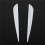 Arrows Vanes 4 Inch Plastic Feather Fletching for DIY Archery Arrows 150 Pack(White) 1