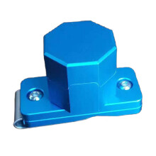 Magnetic Billiard Chalks Case Box with Fixed Clip Pool Snooker Sports Accessorys Blue