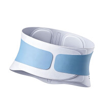 Waist Support Wrap with Reinforced Design for Home Use and Training Gray blue M