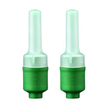 Wheel Accent Stem LEDs Valves Light for Daily Travel, 2 Piece LED Pair Style Green