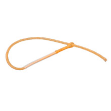 10Pcs Line Loop Connectors Braided Leader Connectors Braided High Strength Yellow 20LB