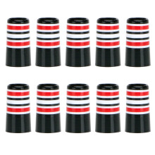 10Pcs MultiRing Golfs Iron Ferrules Golfs Tapered Ferrules for Most Iron Shaft Red