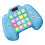 Portable Kids Memory Game Console Toy with 16 Button Light Up Panel Fun Activity Blue 1