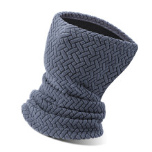 Fleece Bandanas Face Mask Cycling Balaclava Bandanas Neck Gaiter Scarfs Haze blue