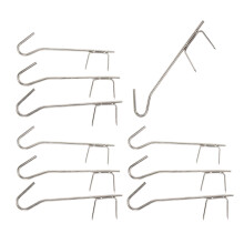10Pcs Smoking Hooks Set, Butcher Hooks, Smoking Hooks Set Hooks for Fish Smoking