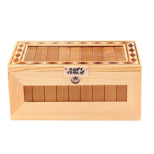 Sound Equipped Useless Box, Whimsical Wood Gadget for Home or Office Fun Basic model