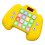 Children Handheld Memory Training Game Console Toy with 16 Light Up Buttons Yellow 1