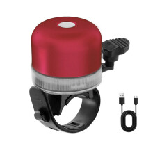 Classical Bicycles Bells Clear Loud Sound Aluminum Alloy Bikes Handlebar Alarm Red